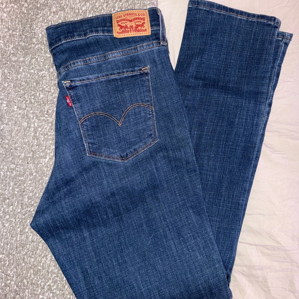 Levi's Classic Blue Straight Leg Denim
